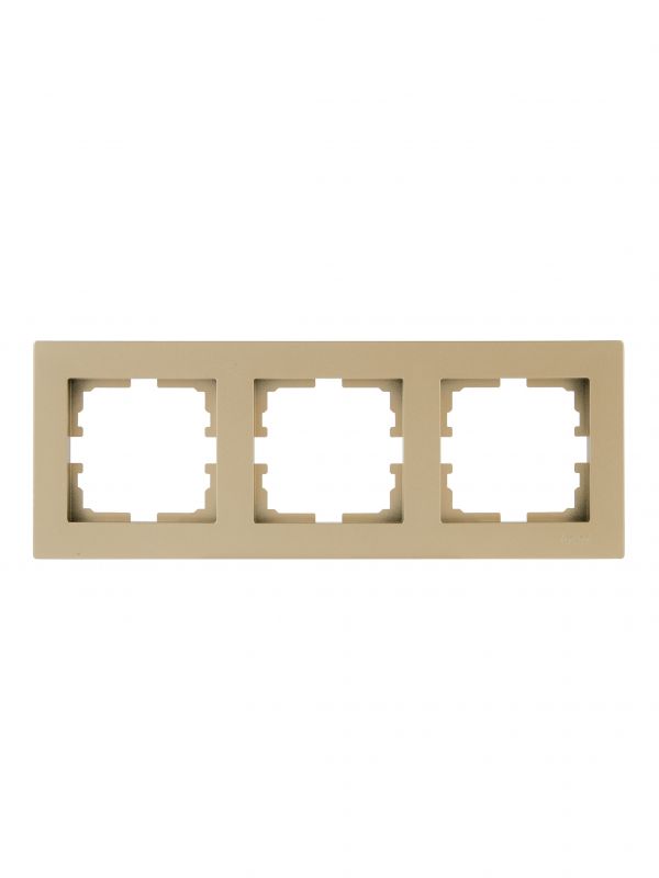 VESNA  Рамка 3-ая горизонтальная б/вст золото