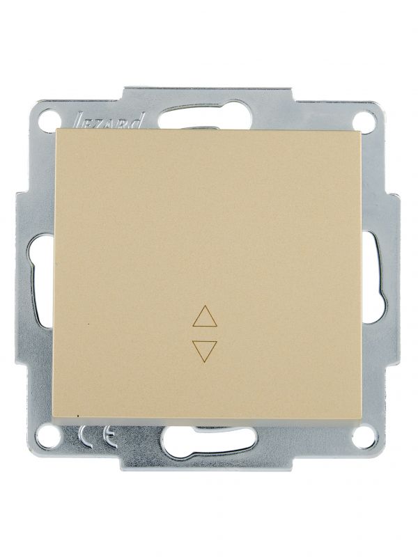 VESNA Выключатель проходной золото