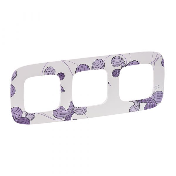 Valena ALLURE Рамка 3 поста флора универсальная