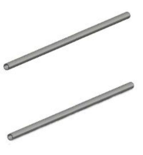 Поручень ограждения двойной