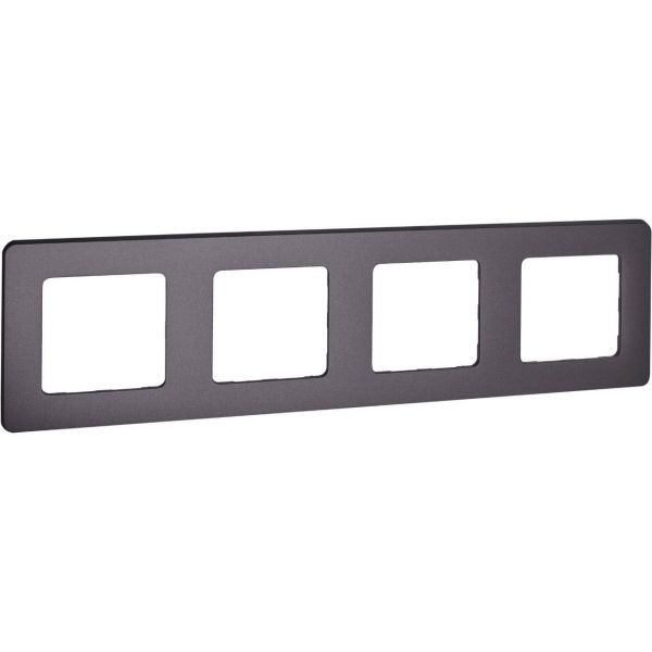 Рамка 4-местная дымчатый INSPIRIA