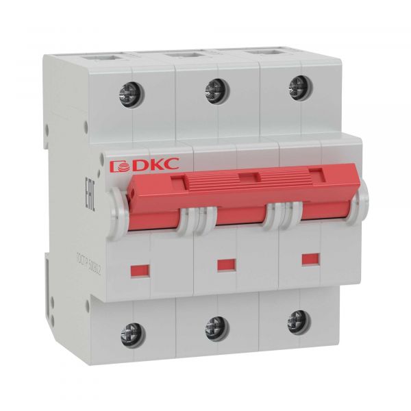 Выключатель автоматический модульный YON MD125 3P 125А C 15kA