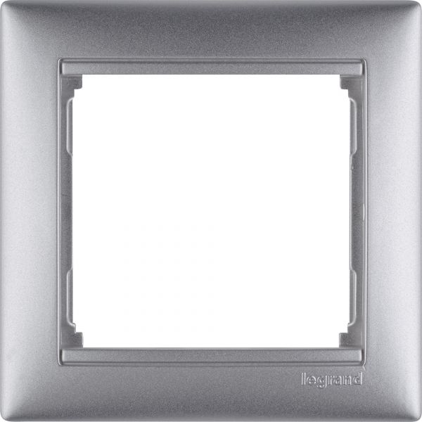 Рамка 1-местная алюминий VALENA