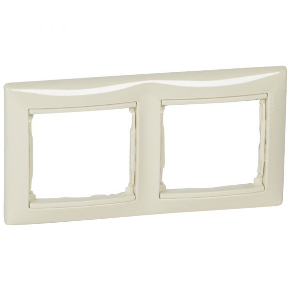 Рамка 2-местная слоновая кость VALENA DIY