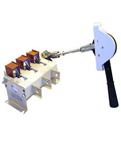 ВР32-39 А 31240-00 УХЛ3, 630А, несъёмная передняя смещённая рукоятка, 3-х полюсный на одно направление, с дугогасительными камерами, IP00, выключатель-разъединитель  (ЭТ)