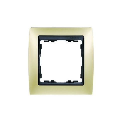 Рамка на 3 поста, S82, шампань матовый - графит