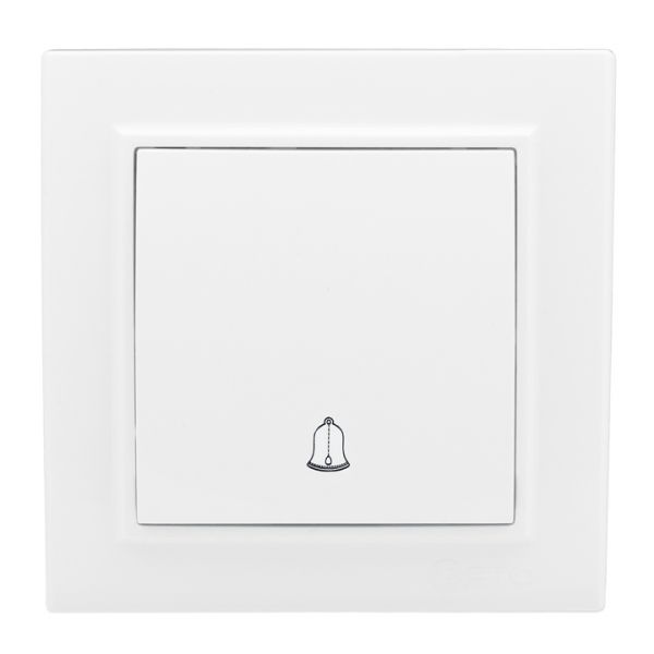 Кнопка звонка СП Минск 10А белый