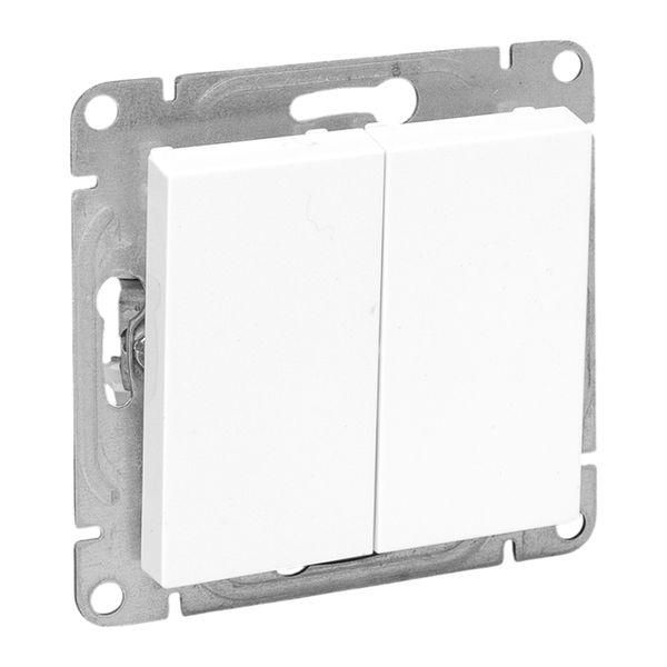 Эпика Механизм выключателя 2кл. белый EKF