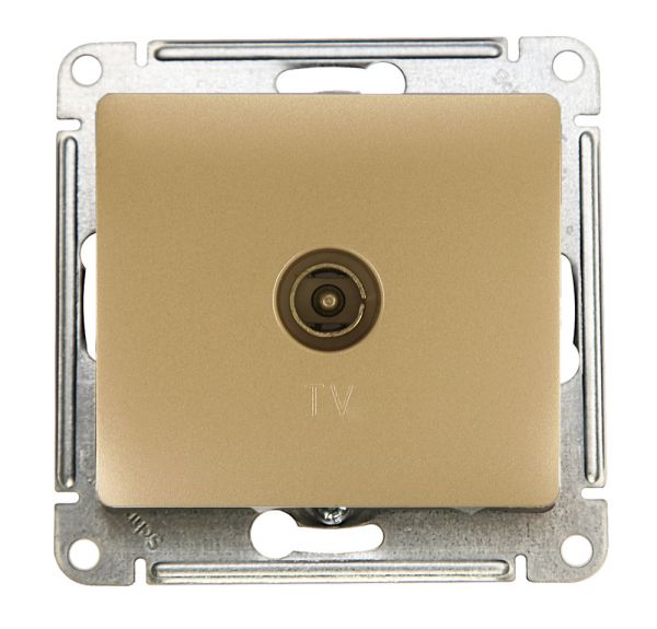 Коннектор GLOSSA TV антенна механизм перламутр