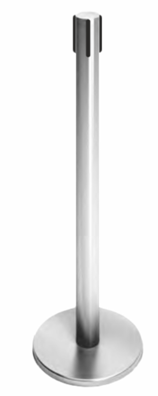 Стойка ограждения передвижная с ремнем (2 метра красный)