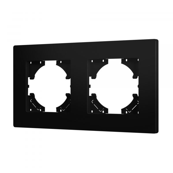 Рамка пластиковая FRM-PERIO-PL-2-BK