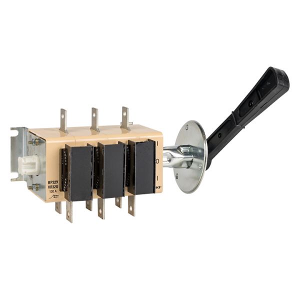 Выключатель-разъединитель ВР32У-31B71250 100А 2 направления с дугогасительными камерами съемная левая/правая рукоятка MAXima