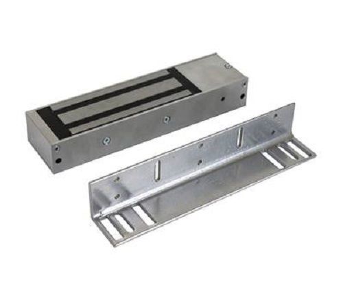 Замок электромагнитный ML-395 без электроники с датчиком Холла IP67 12В усилие 500 кг серый