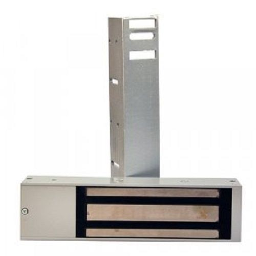 Замок электромагнитный ML-395.03 с контроллером 12В усилие 500 кг серебро