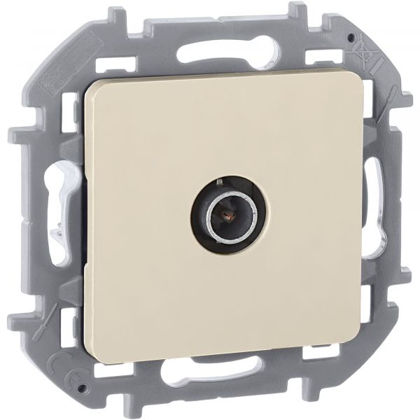 Розетка TV тип звезда слоновая кость INSPIRIA