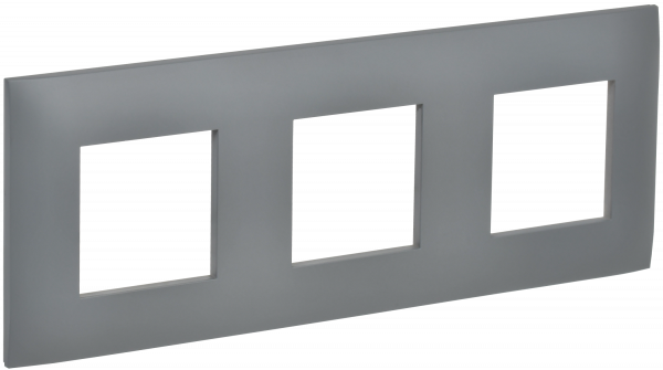 SKANDY Рамка 3-местная SK-F03Gr серый IEK