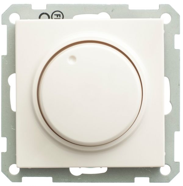 W59 светорегулятор (диммер) поворотный 400Вт 230В механизм СЛОНОВАЯ КОСТЬ