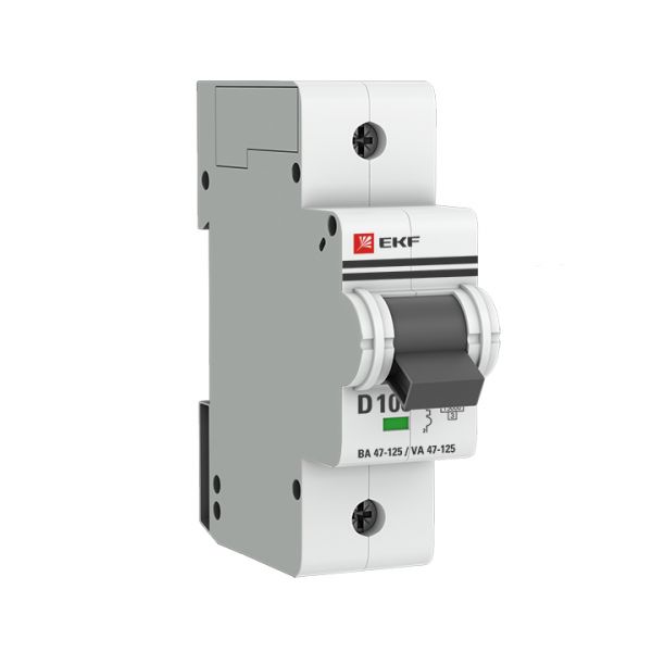 Выключатель автоматический ВА 47-125 1P 100А (D) 15кА PROxima