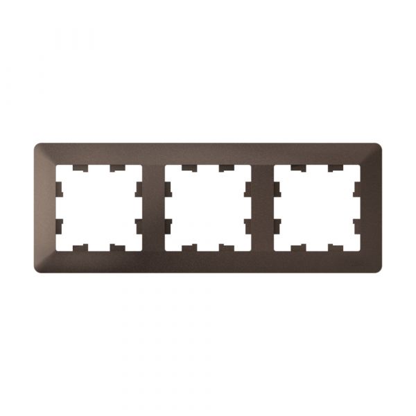 ATLASDESIGN AIR 3-постовая РАМКА, МОККО/дымчатый черный