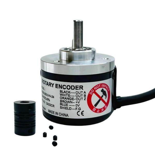Энкодер инкрементальный в компактном корпусе ?40мм (с выступающим валом) E40S6-200-3-N-24