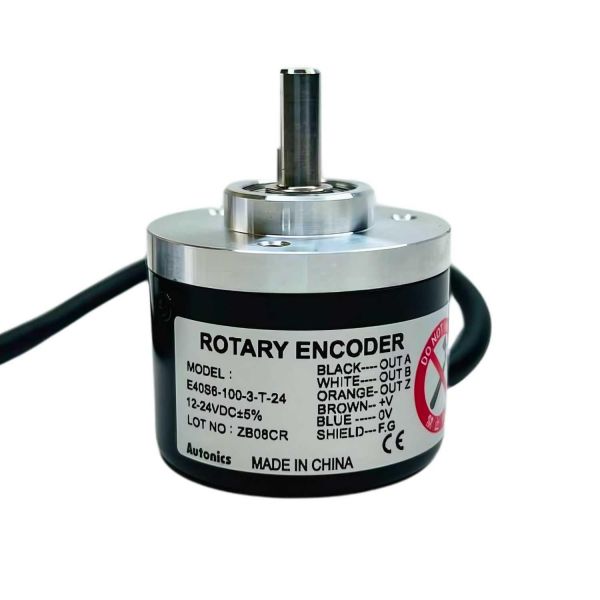 Энкодер инкрементальный в компактном корпусе ?40мм (с выступающим валом) E40S6-100-3-T-24
