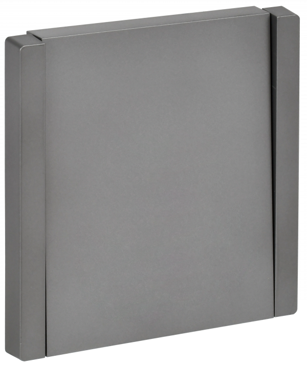 FORTE&PIANO Выключатель 1-клавишный самовозвратный 10А FP510 сталь IEK