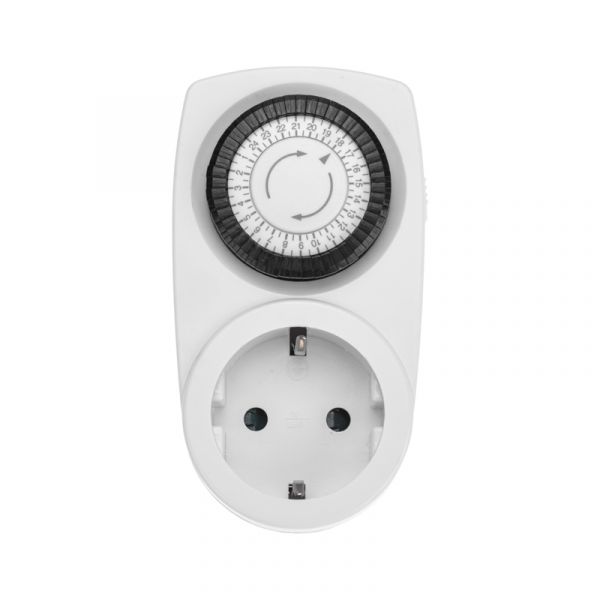 Розетка с таймером (суточная) механическая IP20 16А 3500Вт