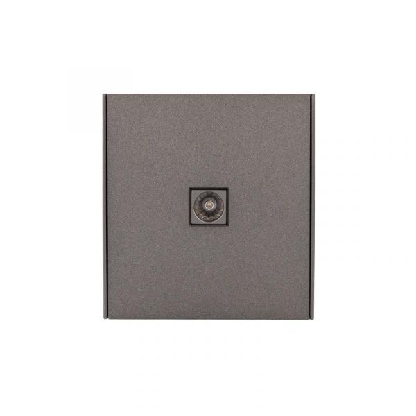 Розетка STRONG TV скрытой установки механизм графит
