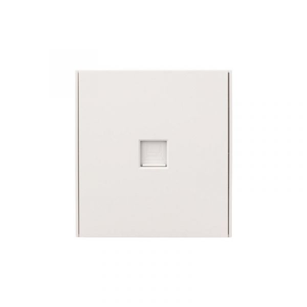 Розетка STRONG компьютерная RJ45 кат6 скрытой установки механизм жемчуг