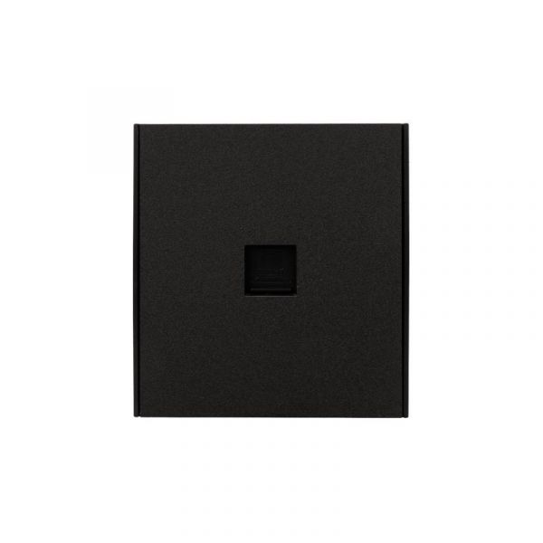 Розетка STRONG компьютерная RJ45 кат6 скрытой установки механизм антрацит