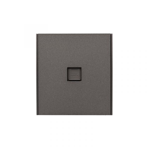 Розетка STRONG компьютерная RJ45 кат6 скрытой установки механизм графит