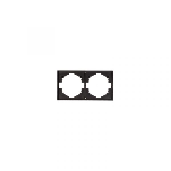 Рамка STRONG 2-постовая антрацит