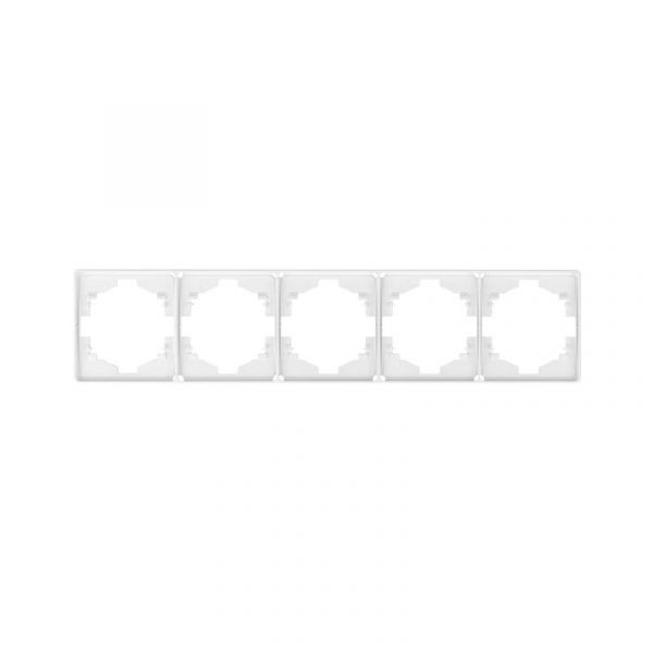 Рамка ROUND 5-постовая перламутр