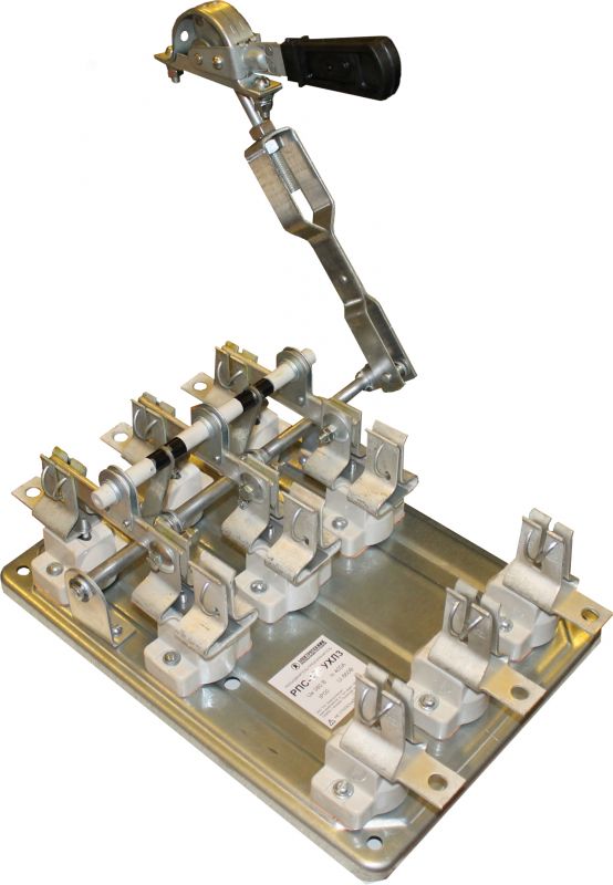 РПС-4/Л УХЛ3, 400А, , передняя смещённая рукоятка, левый привод, с ПН-2 400А, IP00, разъединитель-предохранитель  (ЭТ)