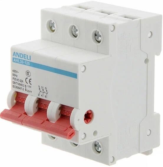 Выключатель нагрузки AHL30-125 3P 40A