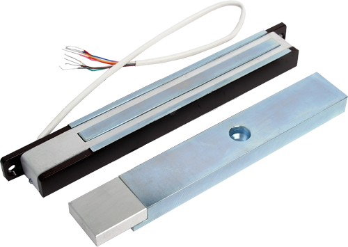 Замок электромагнитный накладной особо узкий