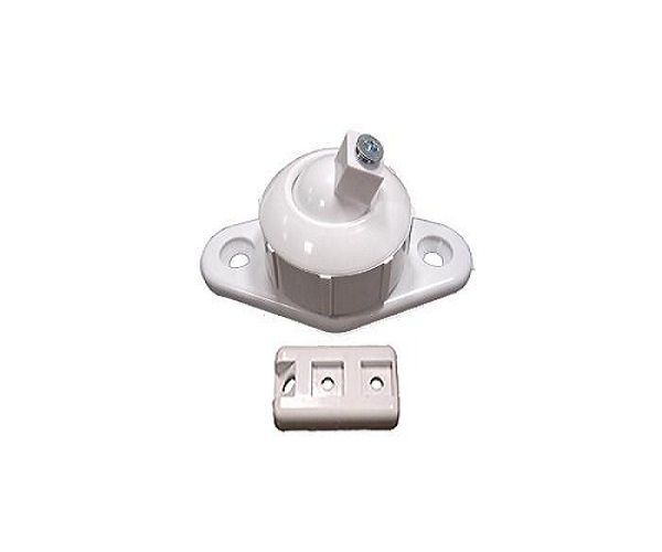 Кронштейн для ИК-датчиков и прочих охранных датчиков, настенно-потолочное крепление с поворотным устройством для установки инфракрасных датчиков охранной и пожарной сигнализации, ABS-пластик, 64х30х28мм  (аналог SMB-10)