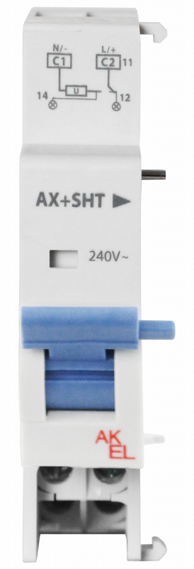 Контакт дополнительный ДК-ВА47-AKSOL AX+SHT 220VDC 6A/240V + независимый расцепитель 220VDC