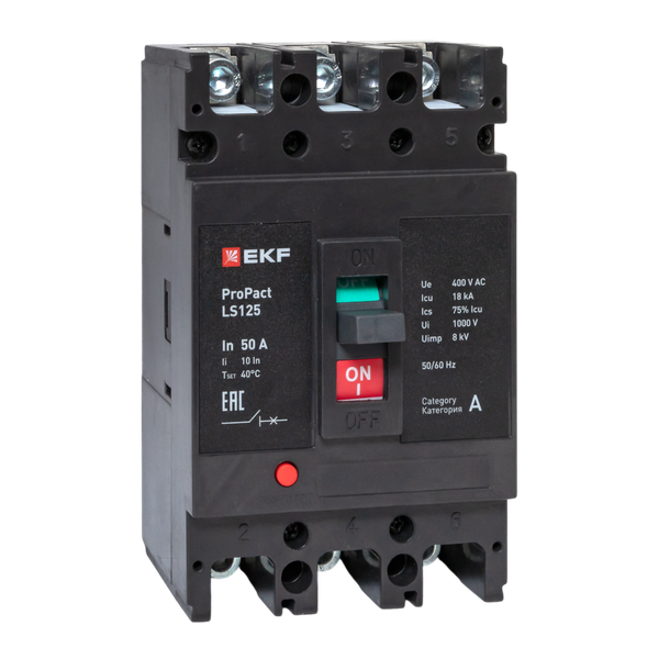 LS125 18кА 3P 50А ProPact EKF