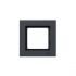 Рамка 1-местная IP44  графит.  пластик Эпика EKF