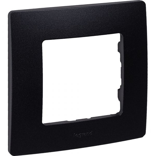 Рамка 1-местная антрацит ETIKA