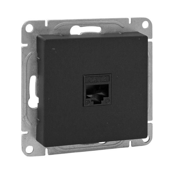 Эпика Механизм розетки RJ11 черный EKF