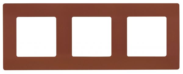 Рамка 3-местная какао ETIKA