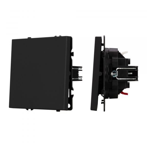 Механизм звонкового выключателя SWT-NOBE-MKR1-SFPL-L-BK 230V, 10A, Чёрный, 1 пост