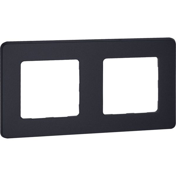 Рамка 2-местная антрацит INSPIRIA