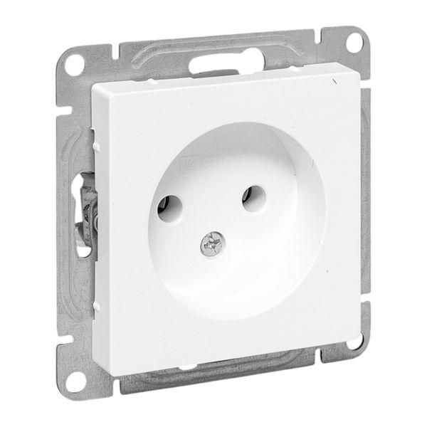 Эпика Механизм розетки 16А без заземления без шторок белый EKF