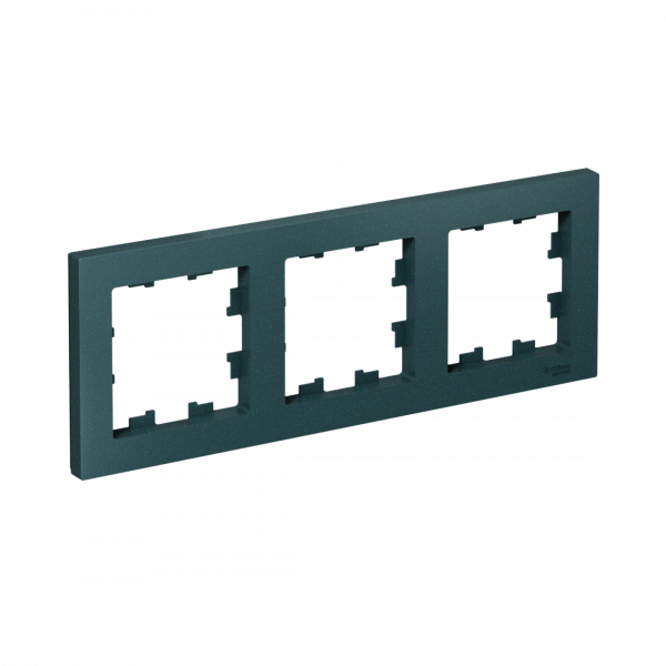 Рамка трехпостовая ATLASDESIGN универсальная изумруд