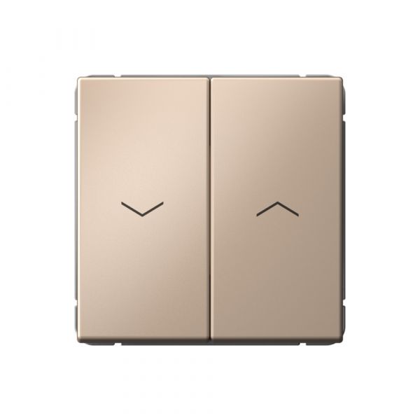 ARTGALLERY 2-клавишный ВЫКЛЮЧАТЕЛЬ ДЛЯ ЖАЛЮЗИ, 2х сх.4, 10А, механизм, быстрозажимные клеммы, ПЕСОЧНЫЙ