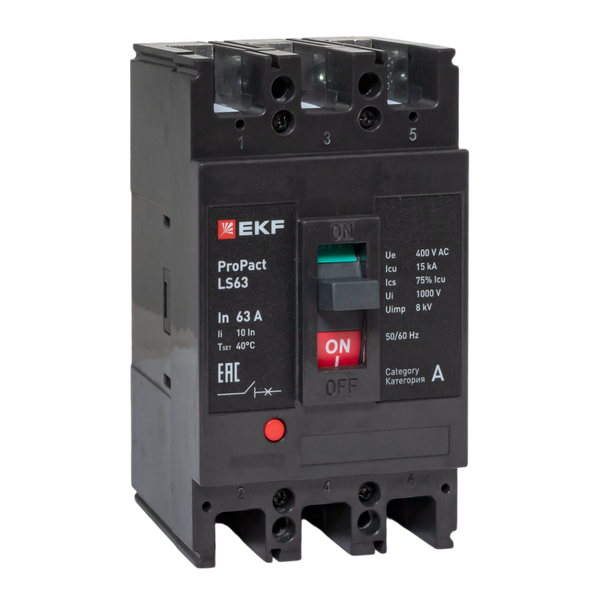 LS63 15кА 3P 63А ProPact EKF