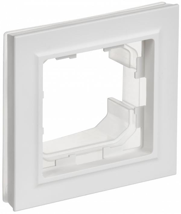 BRITE Рамка 1-местная IP44 РУ-1-БрАБ-44 арктический белый IEK